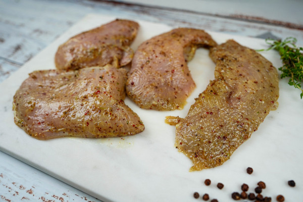 Puten Schnitzel Pink Pepper