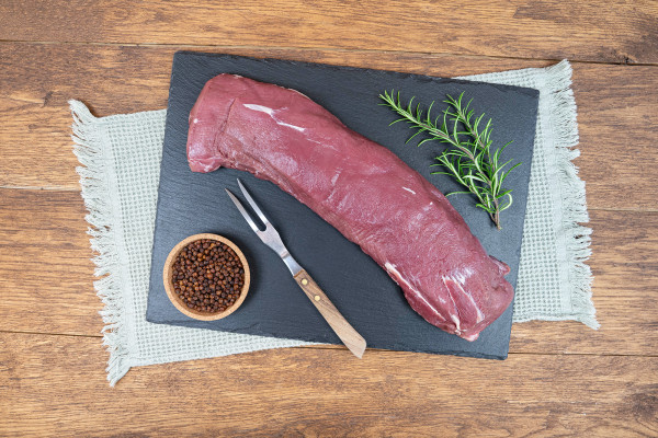 Wildschwein Rücken ohne Knochen lang