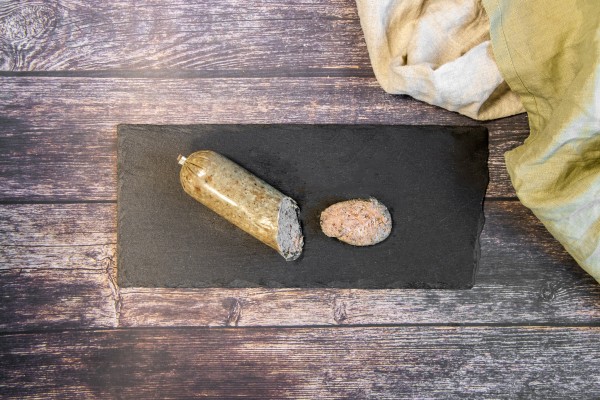 Kräuterleberwurst vom Strohschwein
