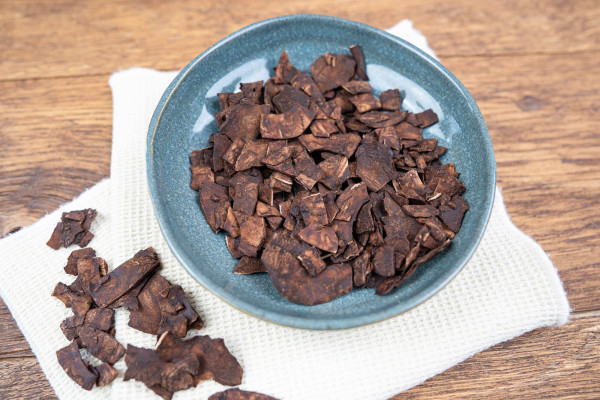 Kokoschips gesüßt mit Kakao