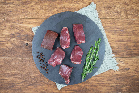 Reh Medaillons aus dem Rücken