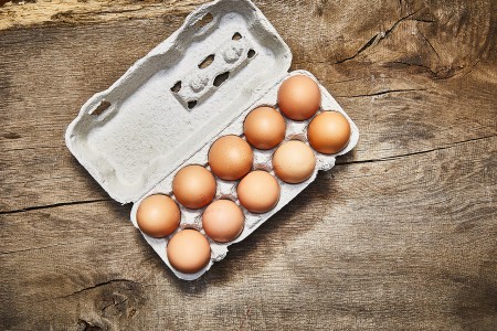 10 Eier, Freilandhaltung, Größe L