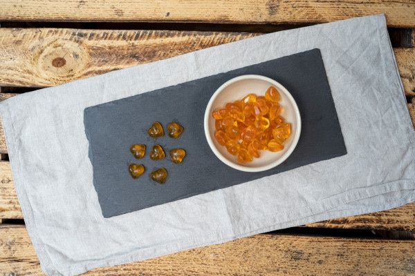 Aprikosenherzen Weingummi