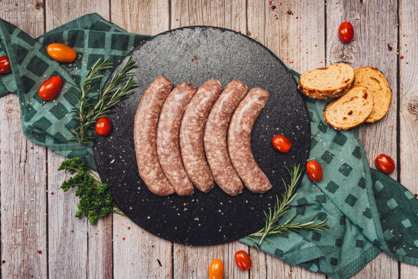 Grobe Schweinebratwurst