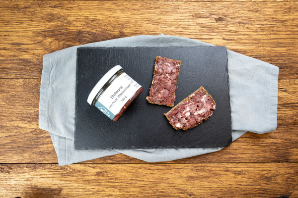 Blutwurst vom Duroc-Weideschwein