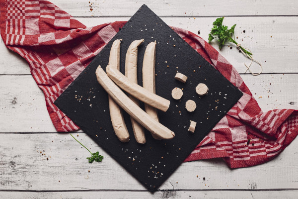Rostbratwurst vom Strohschwein