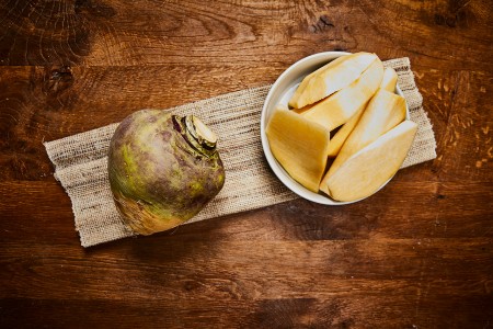 Steckrüben küchenfertig