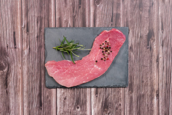 Schnitzel aus der Oberschale vom Schwein