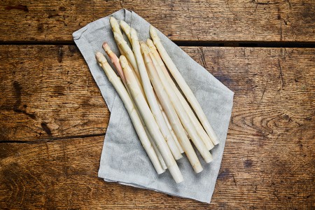 Spargel I weiß/violett ungeschält 16+ mm