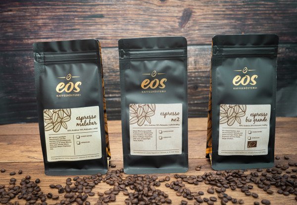 Probierpaket Espresso ganze Bohne / gemahlen