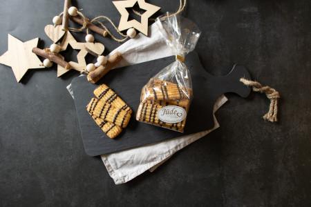 Spritzgebäck mit Glasur