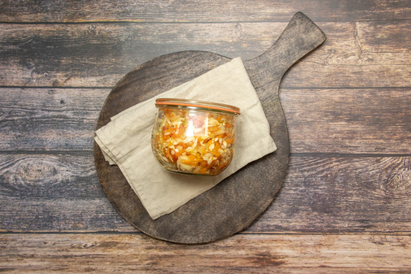 Sommersalat mit Weißkohl