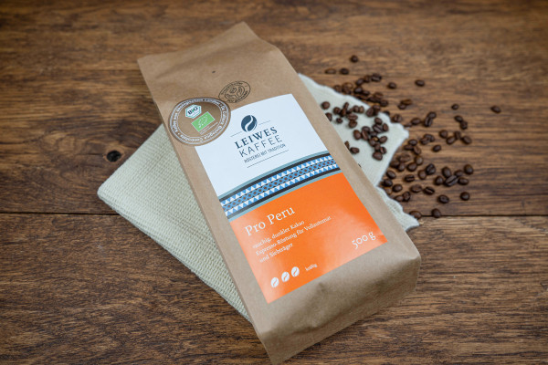 Bio Pro Peru - leicht rauchig, dunkler Kakao mit feiner Maracuja-Note