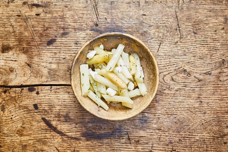 Spargel in Vinaigrette