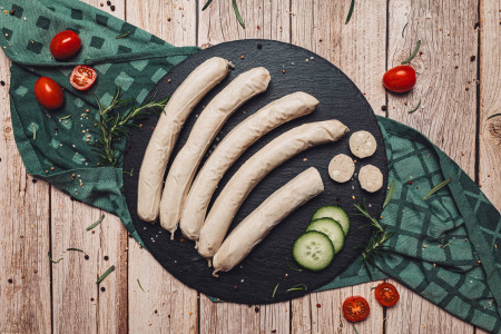 Rostbratwurst mit Käse