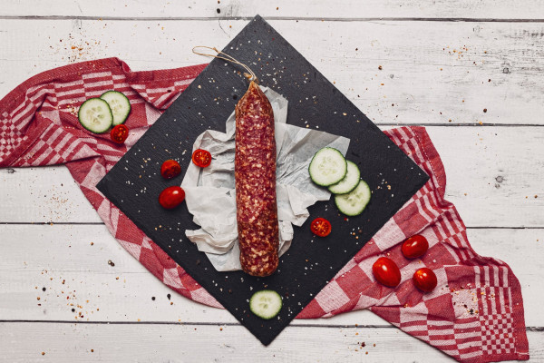 Bauernmettwurst vom Strohschwein