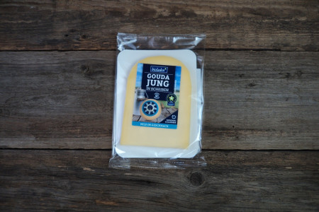 Bio Gouda jung in Scheiben