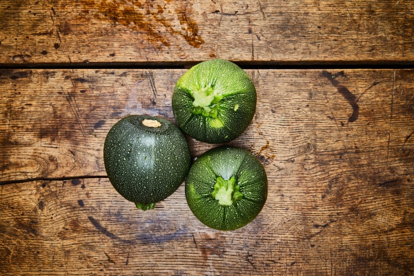 Kugelzucchini grün