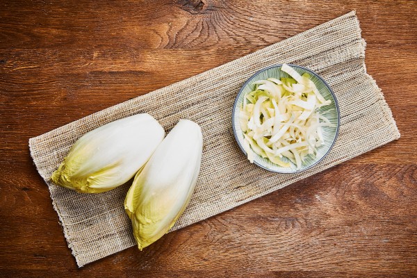 Chicoree geschnitten